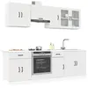 Image de vidaXL Ensemble d'armoires cuisine 8pcs Kalmar blanc bois d'ingénierie
