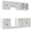 Image de vidaXL Ensemble d'armoires de cuisine 8 pcs Kalmar bois d'ingénierie