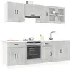 Image de vidaXL Ensemble d'armoires de cuisine 8 pcs Kalmar bois d'ingénierie