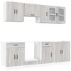 Image de vidaXL Ensemble d'armoires de cuisine 8 pcs Kalmar bois d'ingénierie