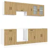 Image de vidaXL Ensemble d'armoires de cuisine 8 pcs Kalmar bois d'ingénierie