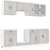 Image de vidaXL Ensemble d'armoires de cuisine 8 pcs Kalmar bois d'ingénierie