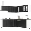 Image de vidaXL Ensemble d'armoires de cuisine 11 pcs Lucca bois d'ingénierie