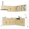 Image de vidaXL Ensemble d'armoires de cuisine 11 pcs Lucca bois d'ingénierie