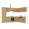 Image de vidaXL Ensemble d'armoires de cuisine 14 pcs Kalmar bois d'ingénierie