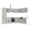 Image de vidaXL Ensemble d'armoires de cuisine 14 pcs Porto bois d'ingénierie