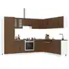 Image de vidaXL Ensemble d'armoires de cuisine 14 pcs Porto bois d'ingénierie