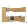 Image de vidaXL Ensemble d'armoires de cuisine 14 pcs Porto bois d'ingénierie