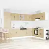 Image de vidaXL Meuble sous évier Lucca 2 pcs Chêne Sonoma Bois d'ingénierie