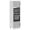 Image de vidaXL Armoires de four 2 pcs Porto sonoma gris bois d'ingénierie
