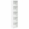 Image de vidaXL Bibliothèque blanc 40x30x189 cm bois d'ingénierie