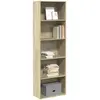 Image de vidaXL Bibliothèque chêne sonoma 60x30x189 cm bois d'ingénierie