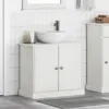 Image de vidaXL Meuble sous évier VIGO Blanc et Blanc Antique 68 x 34 x 59 cm