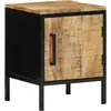 Image de vidaXL Cabinet de chevet Marron et Noir 30 x 30 x 40 cm