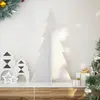 Image de vidaXL Arbre de Noël en bois pour décoration blanc 80 cm pin massif