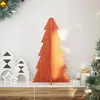 Image de vidaXL Arbre de Noël en bois pour décoration 69,5cm bois de pin massif