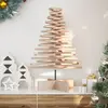 Image de vidaXL Arbre de Noël en bois pour décoration 80 cm bois massif de pin