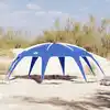 Image de vidaXL Tente de fête bleu azuré imperméable