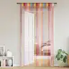 Image de vidaXL Rideaux à fils 2 pcs multicolore 100x250 cm