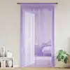 Image de vidaXL Rideaux à fils 2 pcs violet 100x250 cm