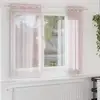 Image de vidaXL Rideaux en voile avec oeillets 2 pcs rose clair 140x175 cm