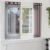 Image de vidaXL Rideaux en voile avec oeillets 2 pcs violet 140x175 cm