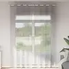 Image de vidaXL Rideaux en voile avec oeillets 2 pcs gris clair 140x300 cm