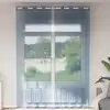 Image de vidaXL Rideaux en voile avec oeillets 2 pcs bleu royal