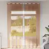 Image de vidaXL Rideaux en voile avec oeillets 2 pcs terre cuite