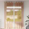 Image de vidaXL Rideaux en voile avec oeillets 2 pcs terre cuite