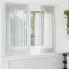 Image de vidaXL Rideaux en voile avec boucles 2 pcs gris clair 140x175 cm