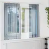 Image de vidaXL Rideaux en voile avec boucles 2 pcs bleu royal 140x175 cm