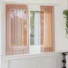 Image de vidaXL Rideaux en voile avec boucles 2 pcs terre cuite 140x140 cm