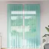 Image de vidaXL Rideaux en voile avec boucles 2 pcs turquoise 140x260 cm