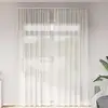 Image de vidaXL Rideaux en voile avec boucles 2 pcs blanc 140x260 cm