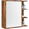 Image de vidaXL Armoire à miroir de salle de bain vieux bois 62,5x20,5x64 cm