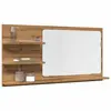 Image de vidaXL Armoire à miroir de salle de bain chêne artisanal 90x11x45 cm