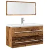 Image de vidaXL Ensemble de meubles salle de bain 2 pcs bois d'ingénierie
