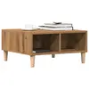 Image de vidaXL Table basse chêne artisanal 60x60x30 cm bois d'ingénierie