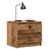 Image de vidaXL Tables de chevet 2 pcs vieux bois 50x40x43.5 cm bois ingénierie