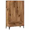 Image de vidaXL Buffet haut vieux bois 70x31x115 cm bois d'ingénierie