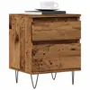 Image de vidaXL Table de chevet vieux bois 40x35x50 cm bois d'ingénierie