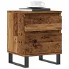 Image de vidaXL Table de chevet vieux bois 40x35x50 cm bois d’ingénierie