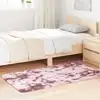 Image de vidaXL Tapis Shaggy à poils longs NAVARRA rose poudré 80x150 cm