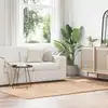 Image de vidaXL Tapis Shaggy à poils longs NAVARRA beige 130x200 cm polyester