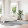 Image de vidaXL Tapis shaggy à poils longs NAVARRA gris argenté 240x340 cm