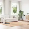 Image de vidaXL Tapis shaggy à poils longs NAVARRA beige 240x240 cm polyester