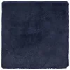 Image de vidaXL Hoogpolig vloerkleed NAVARRA 240x240 cm polyester marineblauw