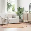 Image de vidaXL Tapis shaggy à poils longs NAVARRA beige 160x160 cm polyester