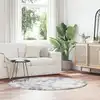 Image de vidaXL Tapis Shaggy à poils longs NAVARRA gris clair 160x160 cm